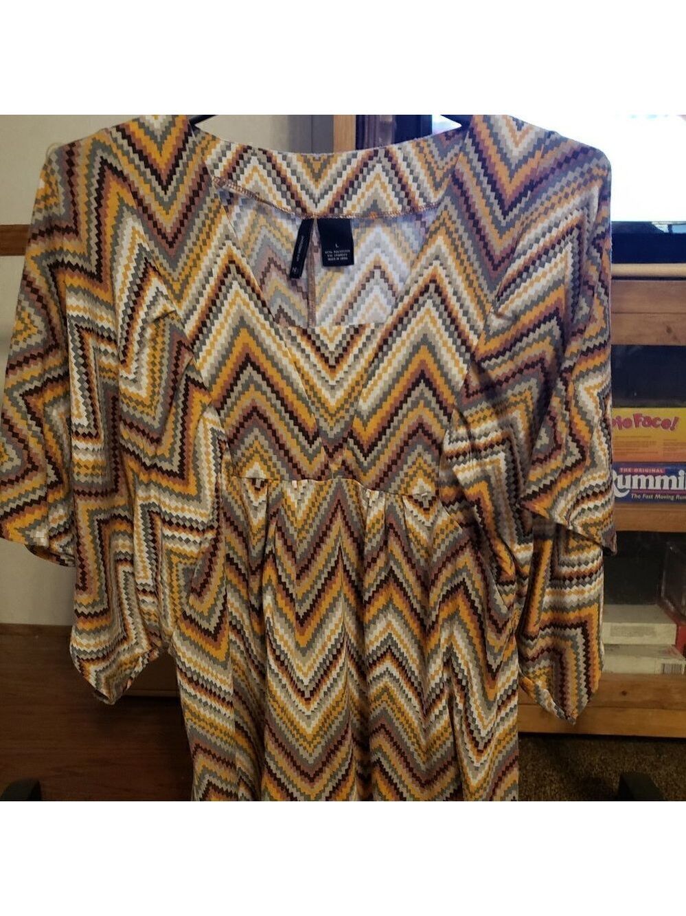 NEW Direction Top with flared 3/4 length sleeves